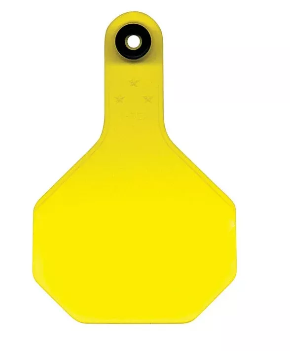 Y-Tex 7713000 Ear Tag, Plastic, Yellow