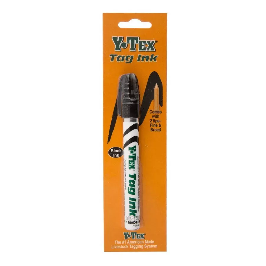 Y-Tex Ear Tag Black Felt Marker