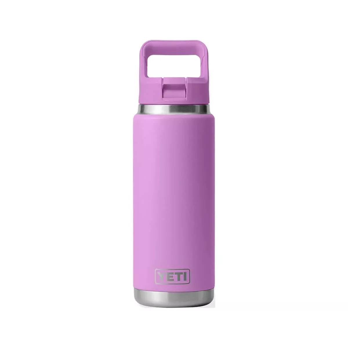 YETI Rambler 26 Ounce Water Bottle with Colo-Blocked Straw Cap