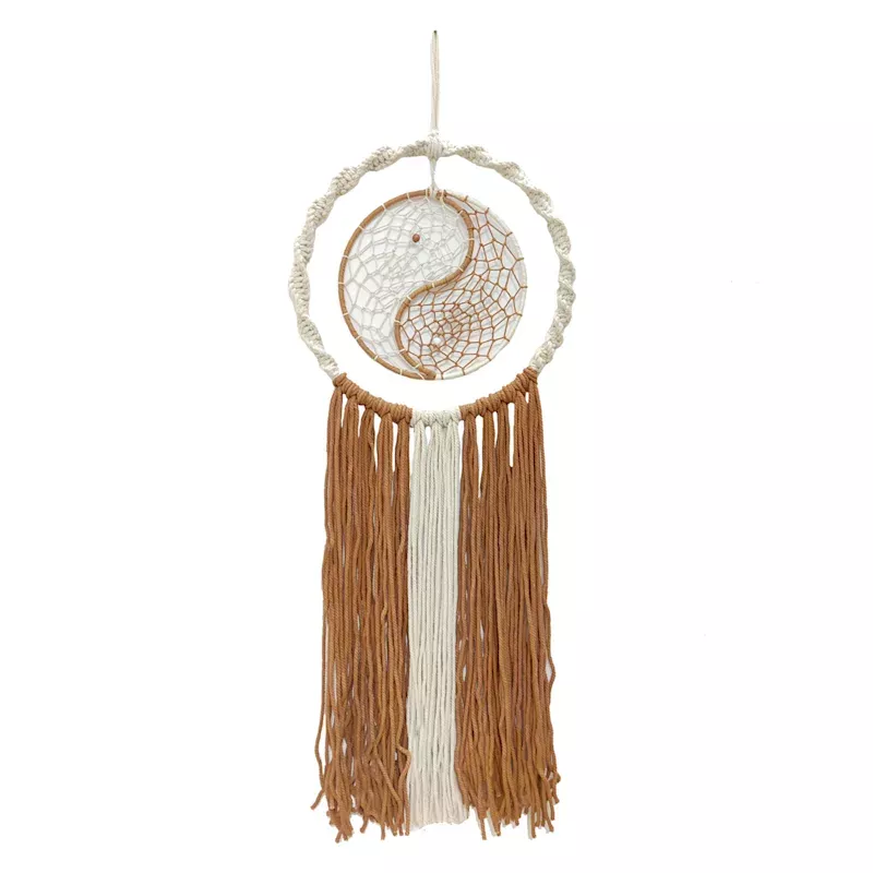 Yin Yang Dream Catcher Wall Decor, 10x25