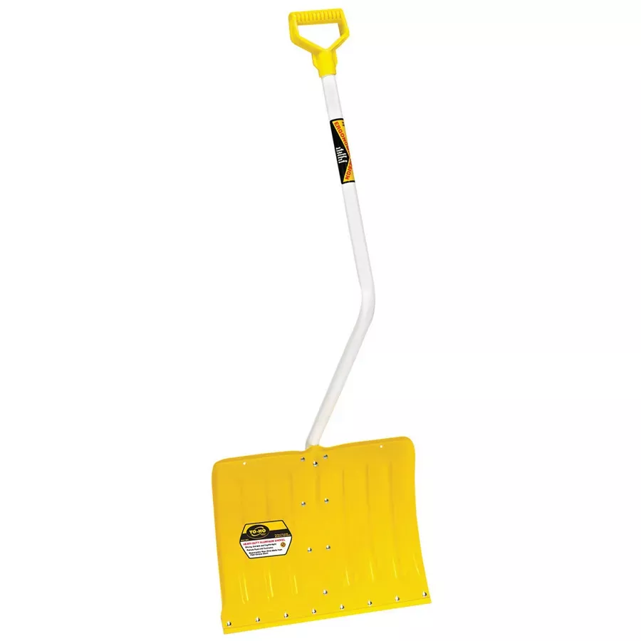 YO-HO Quality Tools Ergonomic Aluminum Snow Shovel