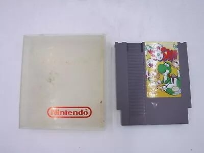Yoshi Authentic NES Nintendo Entertainment System Cartridge and Plastic Case