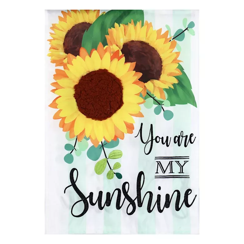 You Are My Sunshine Garden Flag, 18"