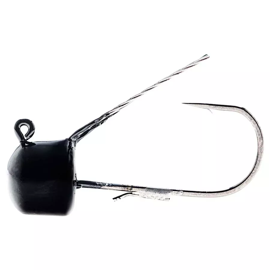 Z-Man Finesse Shroomz Weedless Jighead - Black - 1/10 oz