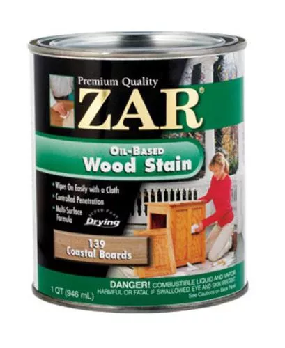 Zar 13912 Interior Wood Stain, Oil Base, 1 Quart