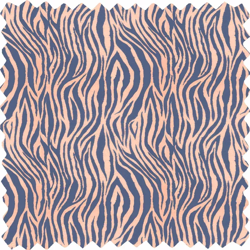 Zebbie Sea Coral Linen Fabric