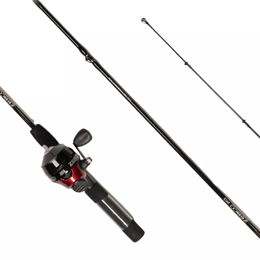 Zebco 202 Medium Power Spincast Combo - 2 pcs