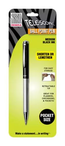 Zebra 24001 Ball Point Pen 1 mm, Black