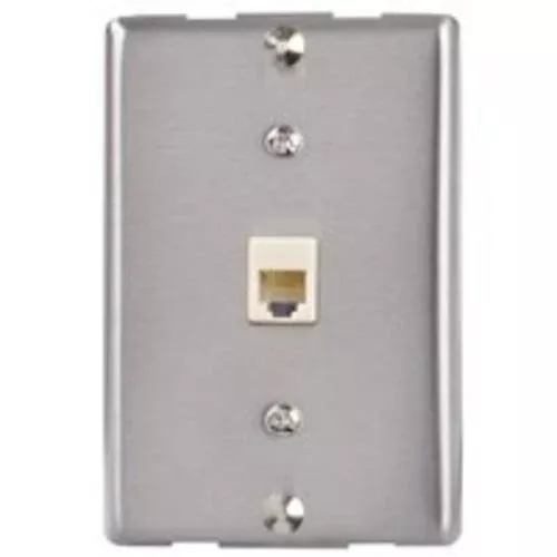 Zenith TW1001WPS Single Wall Phone Mount, Silver