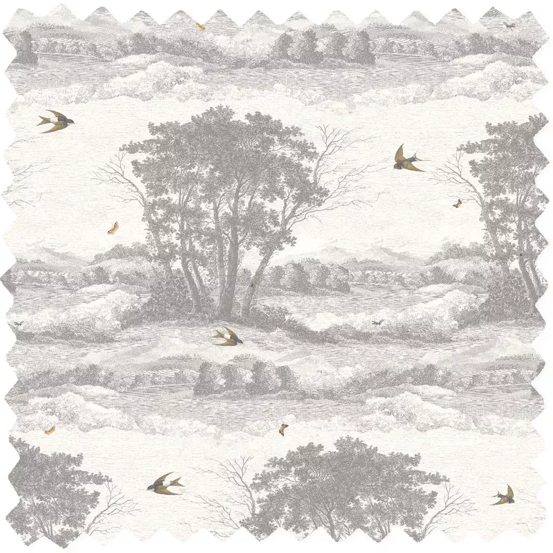 Zephyr Grey Linen Fabric
