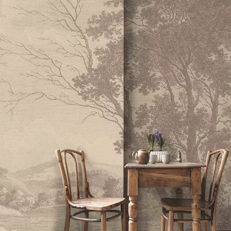 Zephyr – Just Trees Vintage Sepia Mural