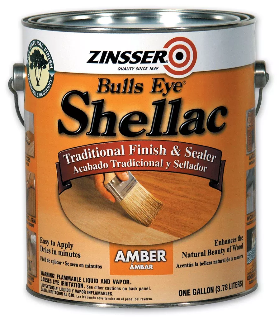 Zinsser 0701 Bulls Eye Shellac, Amber, 1 Gallon