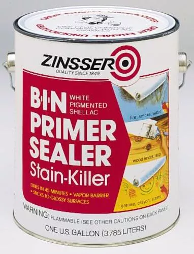 Zinsser 0901 Pigmented Shellac Primer-Sealer & Stain Killer, 1 Gal