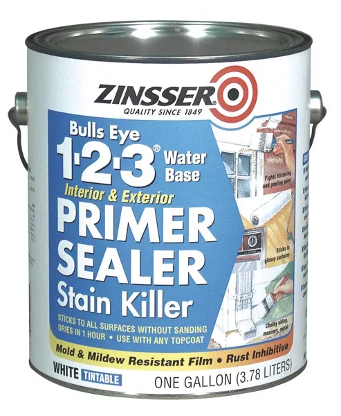Zinsser 2001 Primer Sealer & Stain Killer Bulls Eye, 1-2-3 Quart
