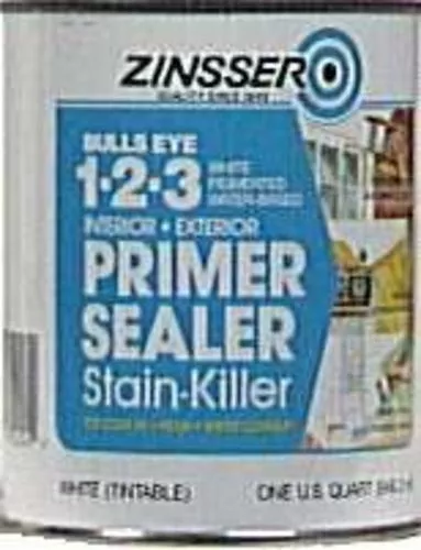 Zinsser 2004 Primer Sealer & Stain Killer Bulls Eye, White