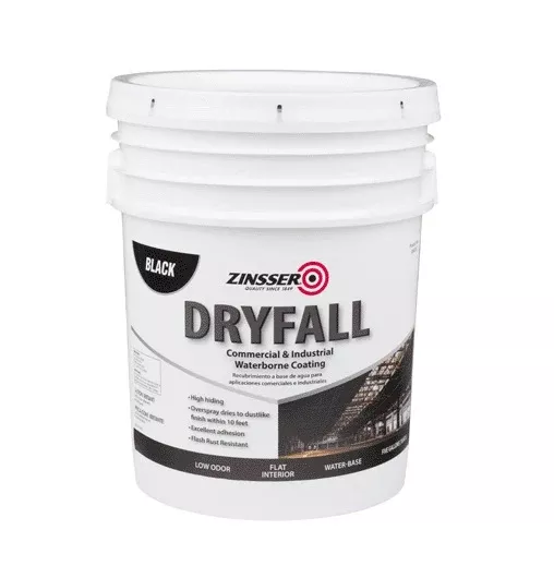 Zinsser 293233 Dryfall Commercial and Industrial Waterborne Coating, 5-Gallon