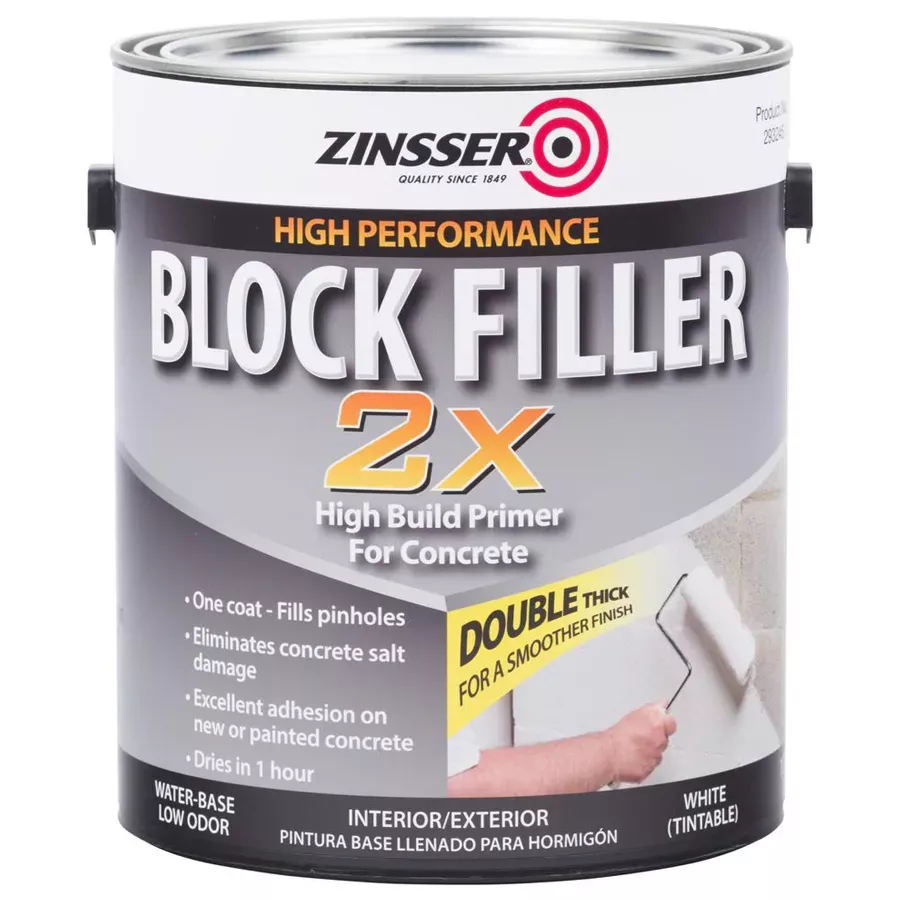 Zinsser Block Filler 2x High Build Primer - 1 gal